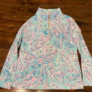 Lily Pulitzer half zip jacket